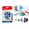 Didactic Electric Kit with Motor, Fan Blade and 3V Bulb Set for School Projects