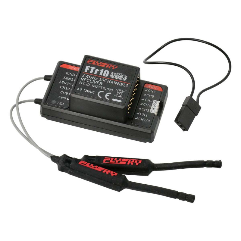 FlySky FTR10 AFHDS 3 10CH Receiver for Paladin PL18