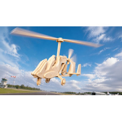 Gyrocopter 3D Wooden Puzzle Kit