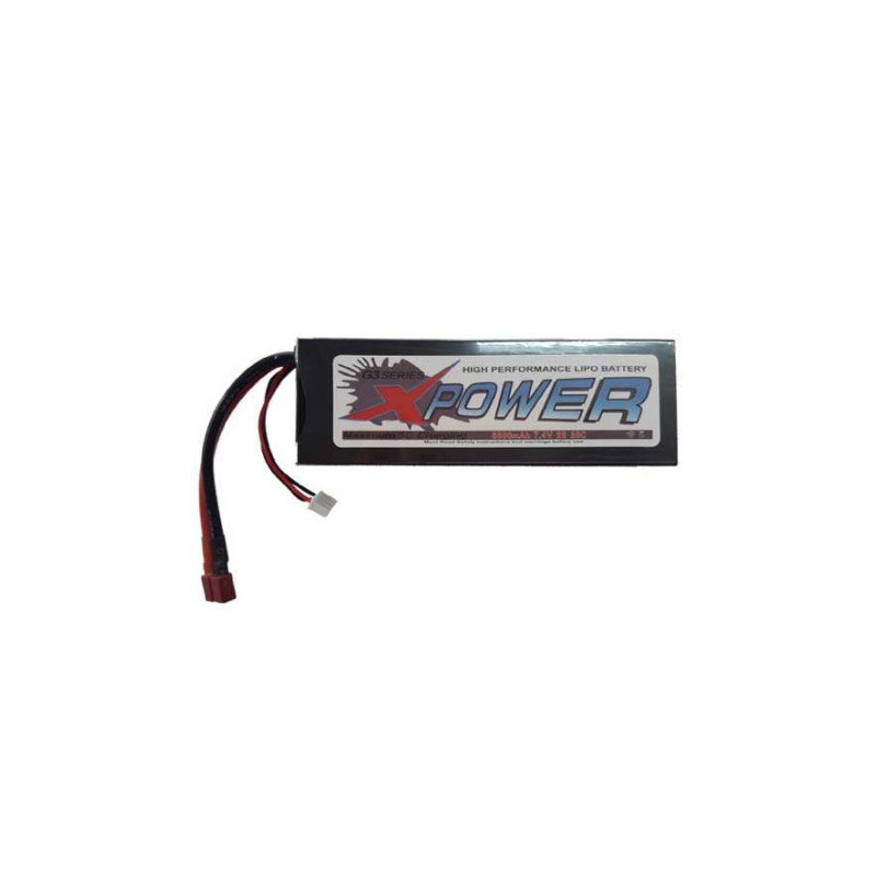XPower G3 6800mAh 2S 7.4V 50C Hardcase LiPo Battery with Deans Connector