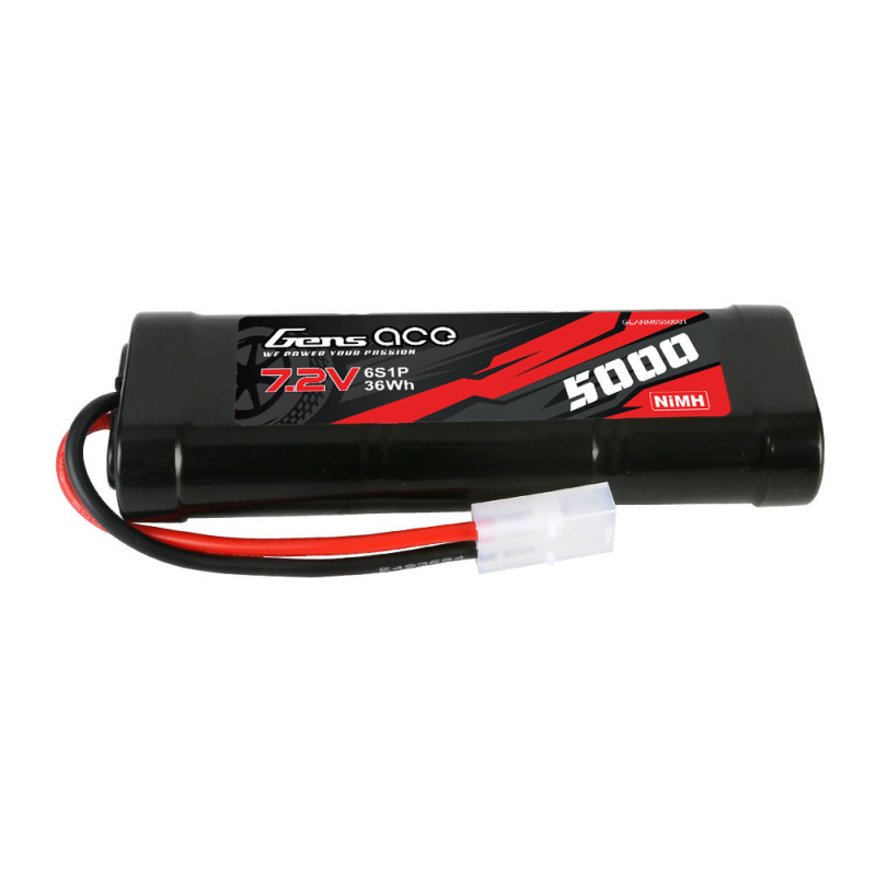 Gens Ace 5000mAh 7.2V NiMH Battery with Tamiya Connector