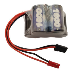 Gens Ace 1600mAh 6V NiMH Hump Receiver Battery JR/JST
