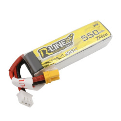Tattu R-Line 550mAh 2S 11.1V 95C LIPO Battery with XT30
