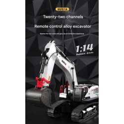 Huina 1594 1:14 22CH Premium RC Excavator with Metal Tracks