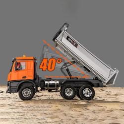 Huina 1598 1:14 Premium 14ch 6x6 RC Dump Truck with Metal Tipping Bed