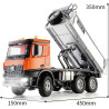Huina 1598 1:14 Premium 14ch 6x6 RC Dump Truck with Metal Tipping Bed