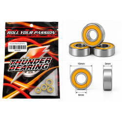 6x10x3mm Thunder Innovations Rubber Sealed RC Bearings (4)