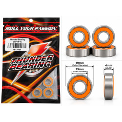 13x19x4mm Thunder Innovations Rubber Sealed RC Bearings (4)