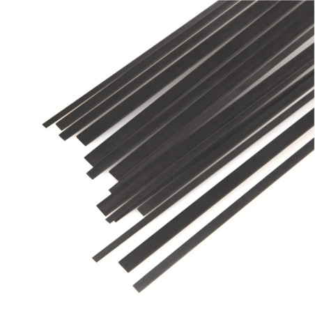 Carbon Fibre FlatBar Thickness1.0mm X Width6.0mm x Length1000mm