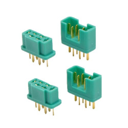 MPX Connector with Heat Shrink (2 Pairs)