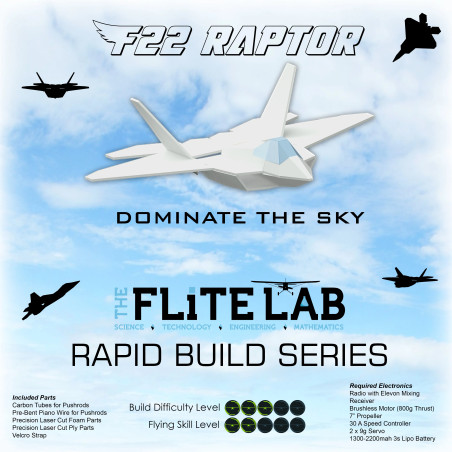 F22 Raptor Foam Board Kit