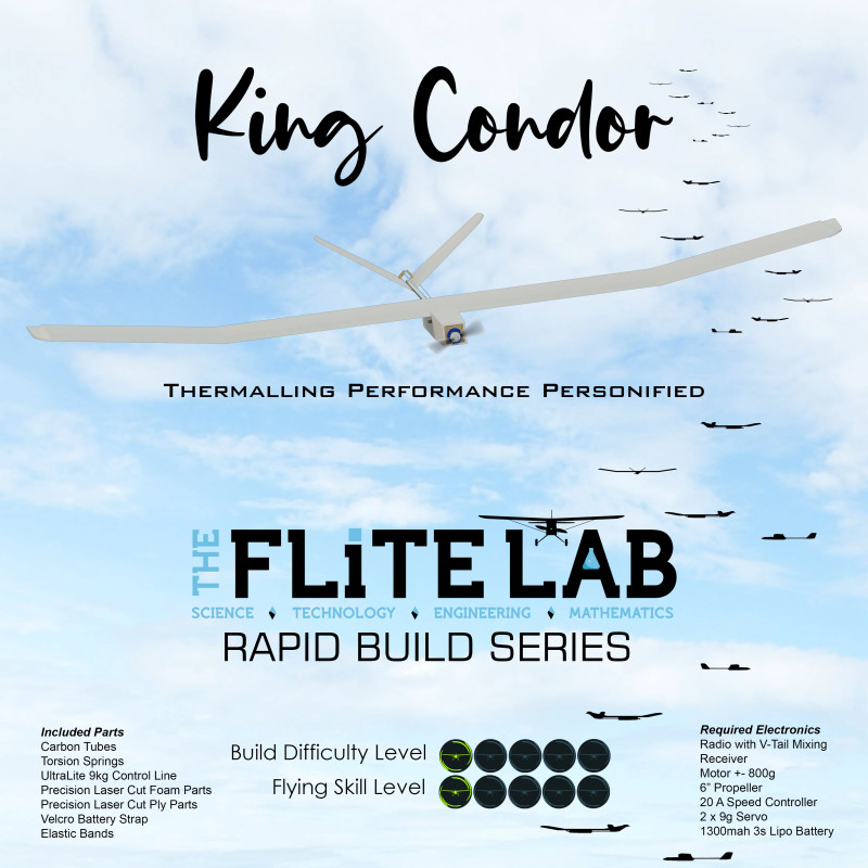 King Condor Glider Foam Board Kit King Condor Glider Foam Board Kit