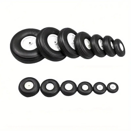Aircraft Wheel - Rubber PU 1.5" / 38mm