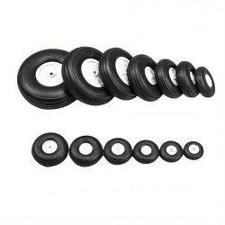 Aircraft Wheel - Rubber PU 2" / 50mm