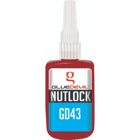 Glue Devil Studlock GD71 – 10ml Red Permanent Strength