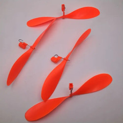 7-inch plastic propellers for rubber band-powered airplanes - Pack of 2.