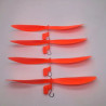 7-inch plastic propellers for rubber band-powered airplanes - Pack of 2.
