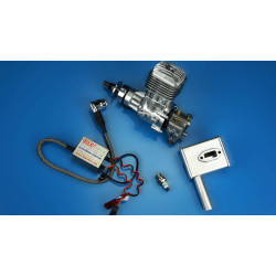 DLE 20cc Side Exhaust Gas Engine  (DLE20) – 2.5HP RC Airplane Engine with NGK CM6