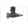 DLE 20cc Rear Exhaust Gas Engine (DLE20RA) – 2.5HP RC Airplane Engine with NGK CM6