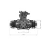 DLE 40cc Twin Cylinder Gas Engine (DLE40) – 4.8HP RC Airplane Engine with NGK CM6
