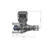 DLE 55cc Side Exhaust Gas Engine (DLE55) – 5.5HP RC Airplane Engine with NGK CM6