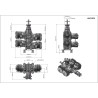 DLE 120cc Four-Cylinder Gas Engine (DLE120T4) – 12HP RC Airplane Engine