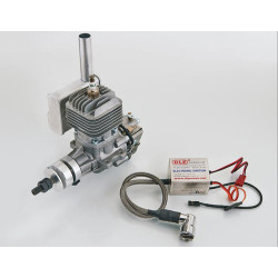 DLE 20cc Side Exhaust Gas Engine  (DLE20) – 2.5HP RC Airplane Engine with NGK CM6