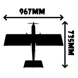 King Stick Foam Board Kit – 967mm Wingspan