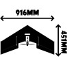 Excalibur Delta Wing Foam Board Kit – 916mm Wingspan