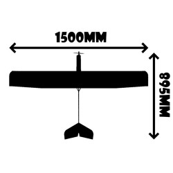 King Condor Glider Kit – 1500mm Wingspan