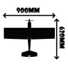 HOTS Aerobatic Foam Board Kit – 900mm Wingspan