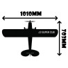 J3 Super Cub Foam Board Kit – 1010mm Wingspan