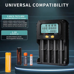 PowerKan PD4 Smart Battery Charger – 18650 & Multi-Chemistry