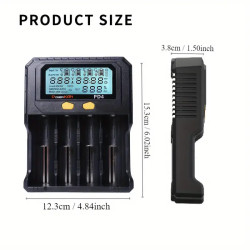 PowerKan PD4 Smart Battery Charger – 18650 & Multi-Chemistry