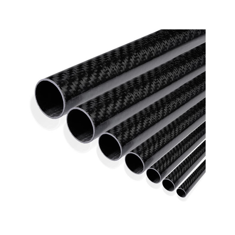 8mm 3k Carbon Fibre Tube - 1000mm Length 8mm 3k Carbon Fibre Tube - 1000mm Length