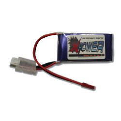 XPower 800Mah 7.4v 2S 20C LIPO Battery