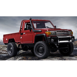 MN82 Toyota Land Cruiser 4WD RTR 1/12 Truck Crawler front right closeup with wheel and snorkal visible
