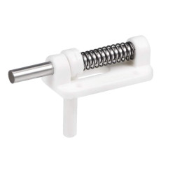 Spring-Loaded Deadbolt Canopy Latch