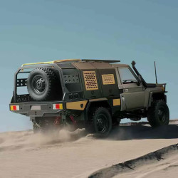 MN82 Supertourer Toyota Land Cruiser Brushed 4WD RTR 1/12 Truck Crawler Rear Right Dune