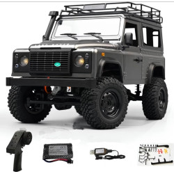 MN99S Land Rover Defender D90 4WD RTR 1/12 Truck Crawler Silver