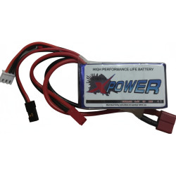 XPower 6.6V 1300mAh 2S1P 20C LiFe Receiver Battery Pack