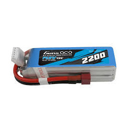 Gensace 2200mah 4s 45c Battery side view