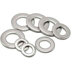 Flat Washer M2 (3.2x7x0.5) Stainless Steel Pack of 10