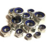 Nyloc Nut M3 x 0.5 Zinc Plated Pack of 10