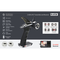 FlySky FS-GT2B 2.4GHz 3 Channel Pistol Radio Set with Receiver