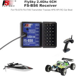 FlySky FS-BS6 6CH AFHDS 2A Receiver with Gyro for FS-GT5